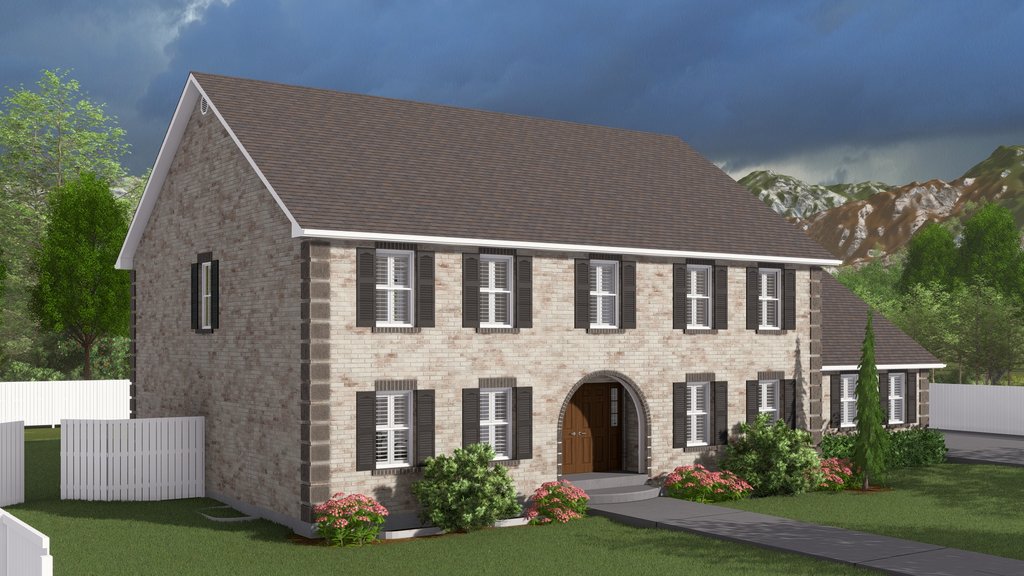 Traditional Style House Plan - 4 Beds 2.5 Baths 4028 Sq/Ft Plan #1060 ...