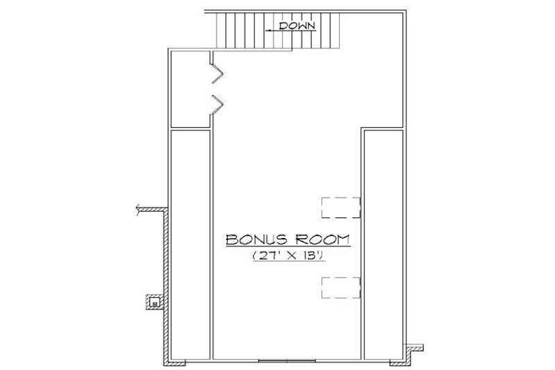 Home Plan - Floor Plan - Upper Floor for European House Plan #5-376 - 5 bed, 3.5 bath