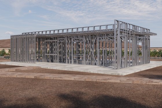 Exterior - Other Elevation 4 for Contemporary House Plan #1106-42 - 2 bed, 2 bath