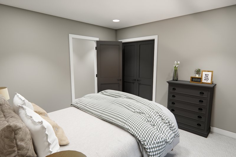 Home Plan - Interior - Bedroom 1 for Farmhouse House Plan #51-1371 - 4 bed, 3.5 bath