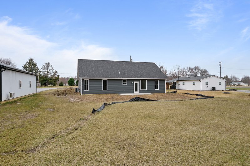 House Design - Exterior - Rear Elevation 3 for Farmhouse House Plan #430-209 - 3 bed, 2 bath