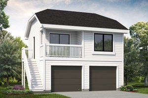 House Plan Design - Exterior - Front Elevation Plan #47-1075