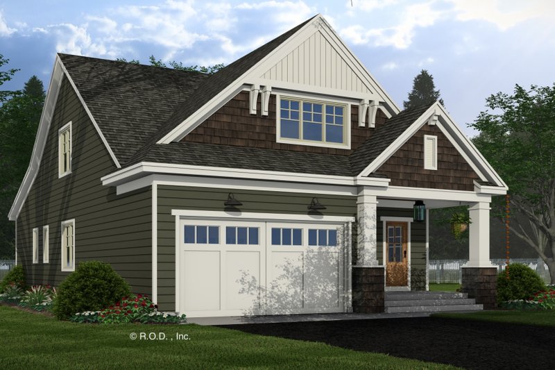 Dream House Plan - Exterior - Front Elevation 5 for Craftsman House Plan #51-1295 - 4 bed, 4 bath