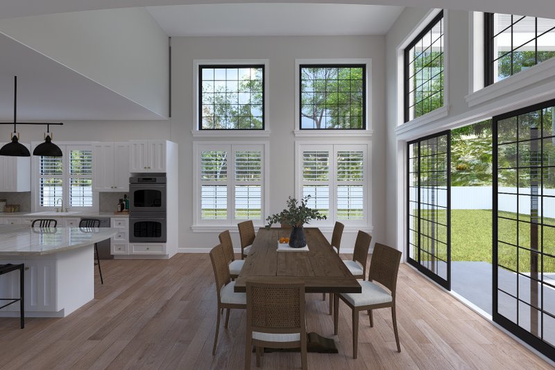 House Blueprint - Interior - Dining Room for Craftsman House Plan #1060-477 - 3 bed, 3.5 bath