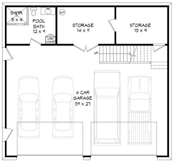 Country Floor Plan - Main Floor Plan #932-152