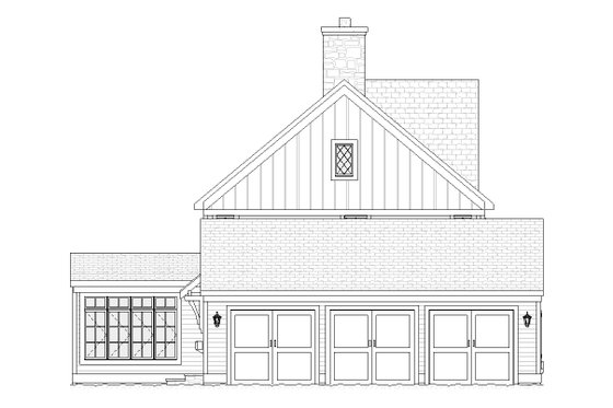 Exterior - Other Elevation 1 for Traditional House Plan #901-89 - 4 bed, 2.5 bath