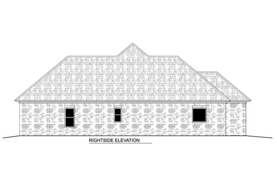 Exterior - Other Elevation 1 for Southern House Plan #1081-38 - 3 bed, 2 bath