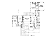 Craftsman Style House Plan - 4 Beds 4 Baths 4271 Sq/Ft Plan #48-364 