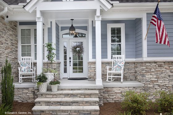 Exterior - Front Elevation 5 for Craftsman House Plan #929-609 - 3 bed, 2 bath