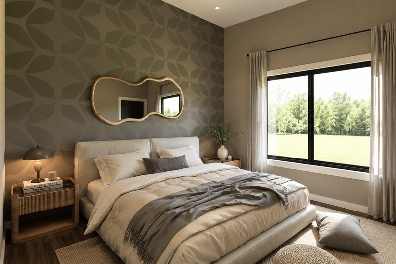 House Blueprint - Interior - Bedroom for Contemporary House Plan #1064-514 - 6 bed, 5 bath