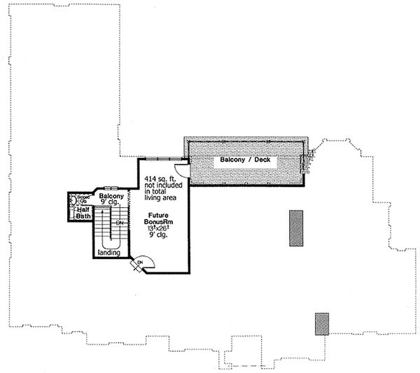 Dream House Plan - European Floor Plan - Upper Floor Plan #310-678