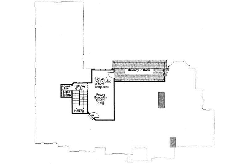 Dream House Plan - Floor Plan - Upper Floor for European House Plan #310-678 - 4 bed, 3.5 bath