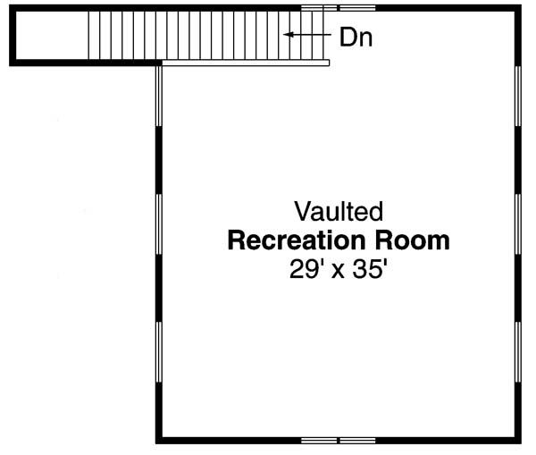 Architectural House Design - Farmhouse Floor Plan - Upper Floor Plan #124-865