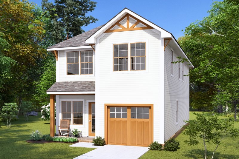 House Design - Exterior - Other Elevation for Farmhouse House Plan #513-2258 - 3 bed, 2.5 bath