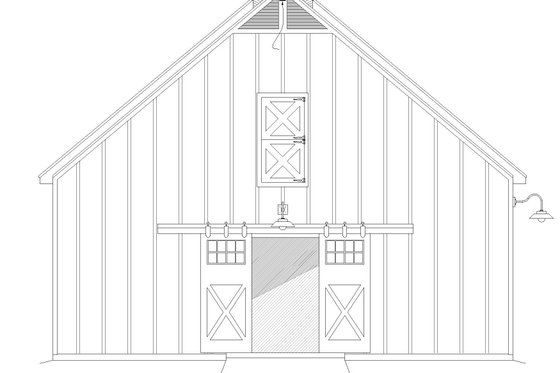 Exterior - Other Elevation for Country House Plan #932-837, 0 bath