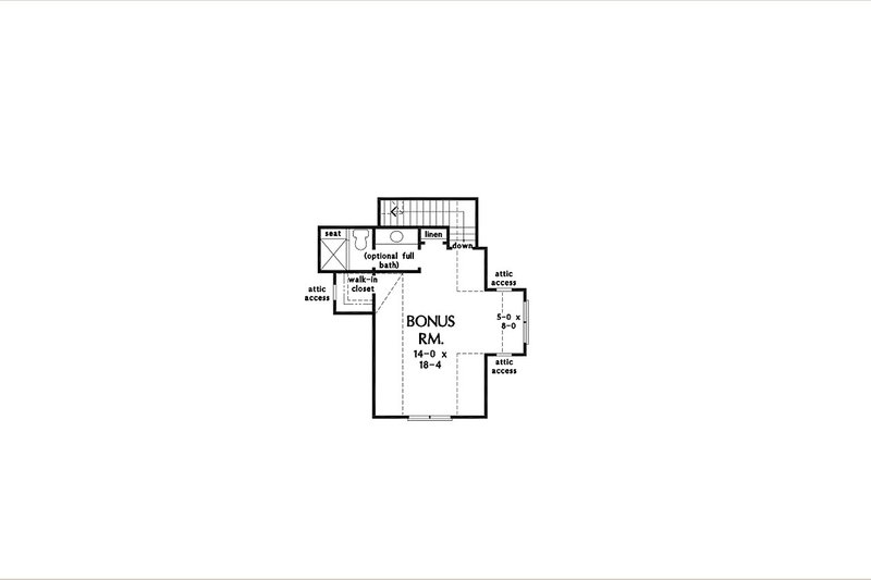 House Blueprint - Floor Plan - Other Floor for Farmhouse House Plan #929-1171 - 3 bed, 2 bath