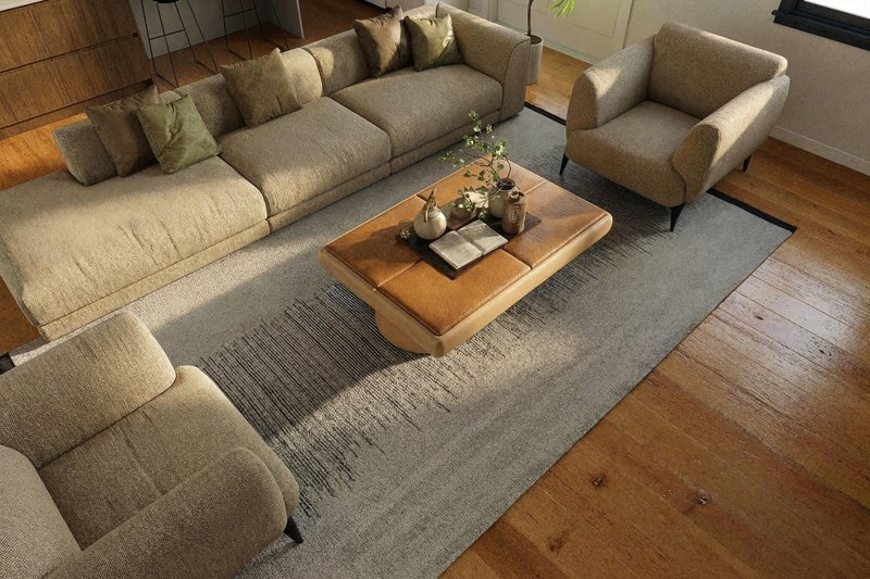 Architectural House Design - Interior - Family Room for Farmhouse House Plan #1112-19 - 4 bed, 3.5 bath