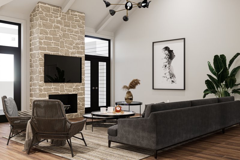 Home Plan - Interior - Family Room for Farmhouse House Plan #1089-28 - 3 bed, 2.5 bath