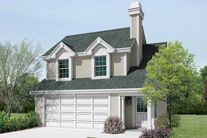 House Blueprint - Traditional Exterior - Front Elevation Plan #57-364