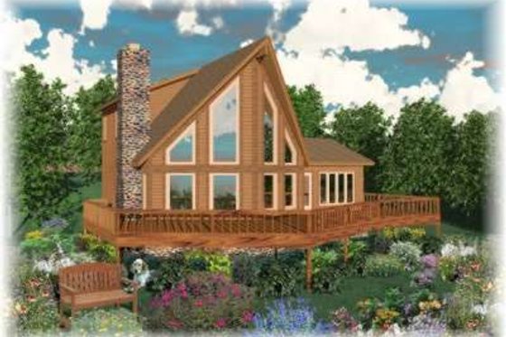 Exterior - Front Elevation for Contemporary House Plan #81-710 - 3 bed, 3 bath