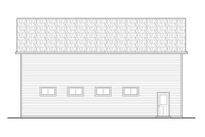 Exterior - Other Elevation for Traditional House Plan #124-1197 - 1 bed, 1.5 bath