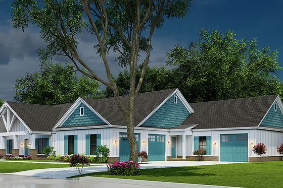 Exterior - Other Elevation 6 for Traditional House Plan #923-212 - 4 bed, 4 bath