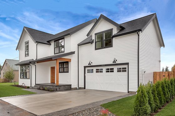 Exterior - Front Elevation 3 for Farmhouse House Plan #1070-1 - 3 bed, 2.5 bath