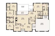 European Style House Plan - 5 Beds 3 Baths 2349 Sq/Ft Plan #36-442 