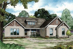 Farmhouse Exterior - Front Elevation Plan #17-2311