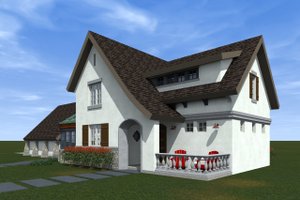 Exterior - Outdoor Living for Traditional House Plan #933-2 - 3 bed, 2.5 bath