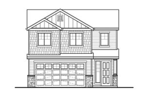 Exterior - Front Elevation 3 for Country House Plan #569-32 - 4 bed, 2.5 bath