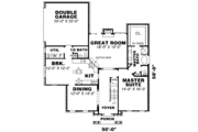 Southern Style House Plan - 3 Beds 2.5 Baths 2371 Sq/Ft Plan #34-169 