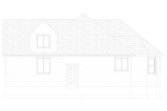 Exterior - Other Elevation 1 for Country House Plan #1060-253 - 3 bed, 2 bath