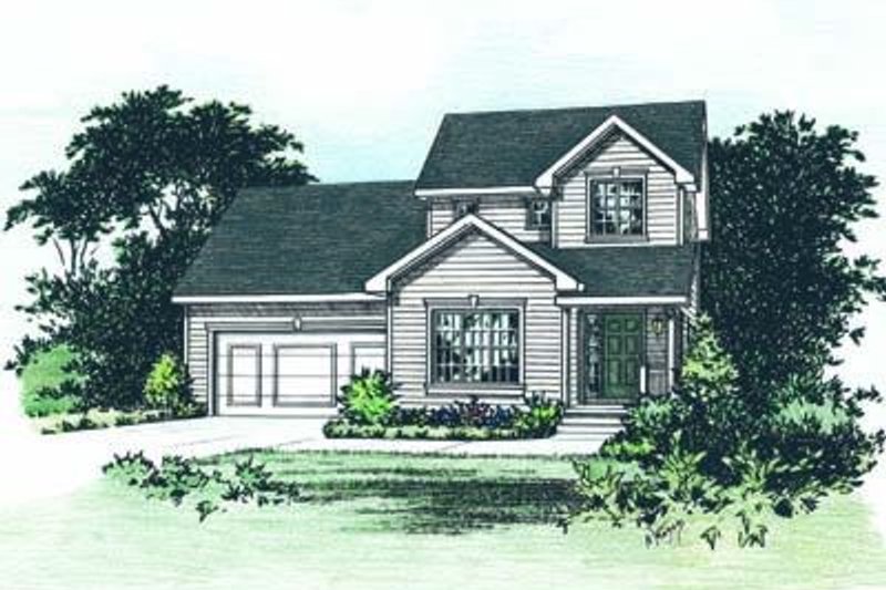 House Design - Traditional Exterior - Front Elevation Plan #20-1316