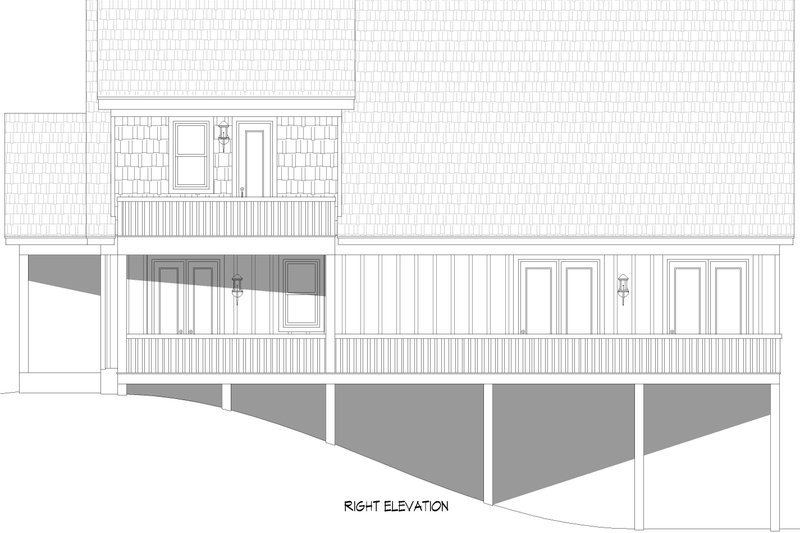 Home Plan - Exterior - Other Elevation 1 for Country House Plan #932-982 - 4 bed, 3.5 bath