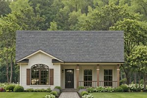 House Blueprint - Ranch Exterior - Front Elevation Plan #21-620