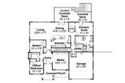 Craftsman Style House Plan - 3 Beds 2.5 Baths 2520 Sq/Ft Plan #124-1002 