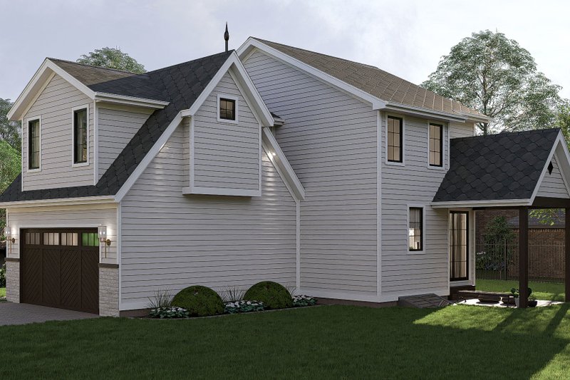 Dream House Plan - Exterior - Other Elevation for Modern House Plan #455-430 - 3 bed, 2.5 bath