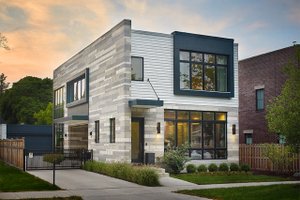 House Plan Design - Contemporary Exterior - Front Elevation Plan #928-296