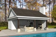 Country Style House Plan - 0 Beds 0.5 Baths 578 Sq/Ft Plan #932-237 