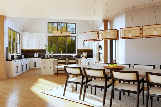 Interior - Dining Room for Contemporary House Plan #1064-332 - 5 bed, 6 bath