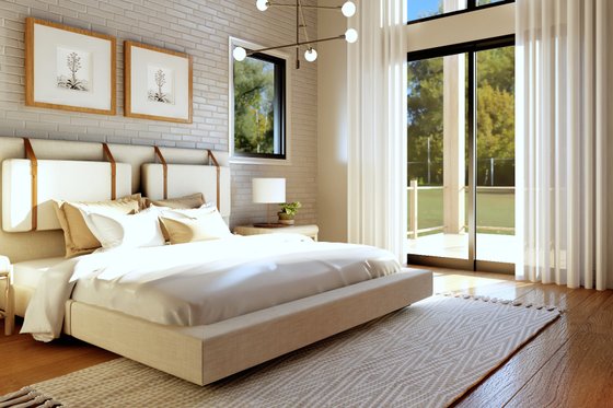 Interior - Master Bedroom 1 for Contemporary House Plan #1064-364 - 2 bed, 2 bath