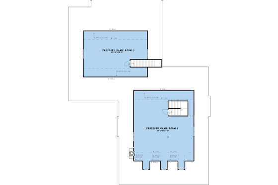 Floor Plan - Upper Floor for Farmhouse House Plan #923-241 - 6 bed, 6.5 bath