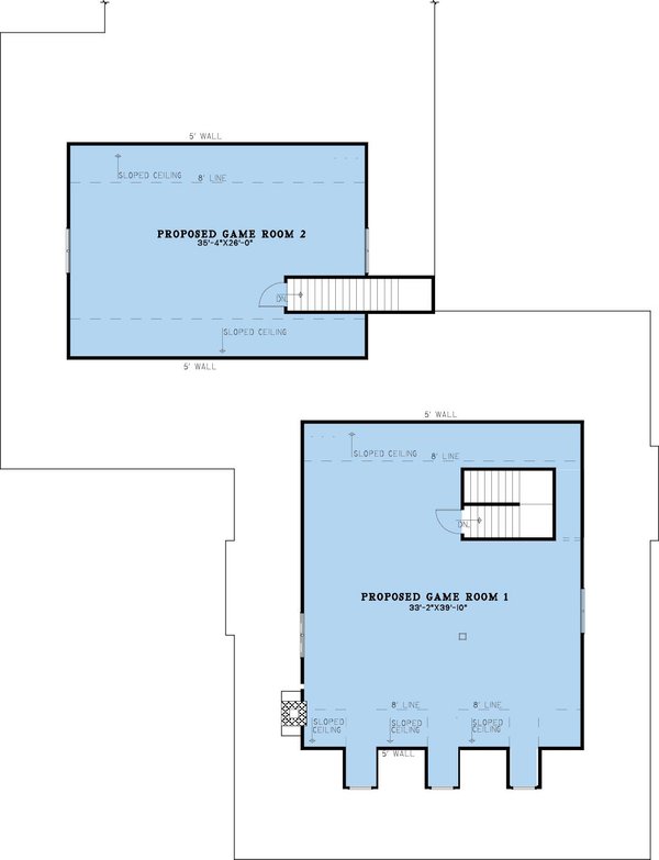 House Plan Design - Farmhouse Floor Plan - Upper Floor Plan #923-241