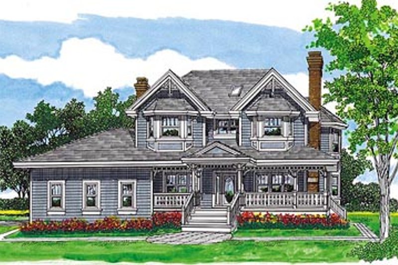 Traditional Style House Plan - 4 Beds 2.5 Baths 2533 Sq/Ft Plan #47-426