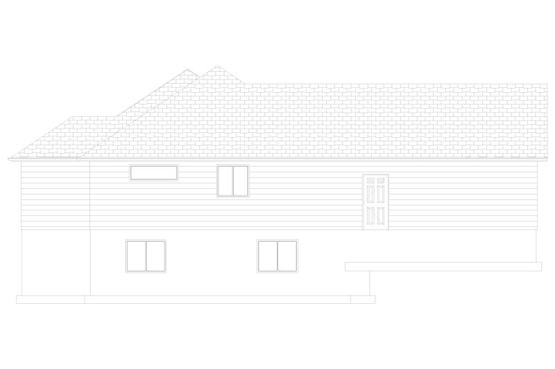 House Design - Exterior - Other Elevation for Traditional House Plan #1060-225 - 3 bed, 2 bath