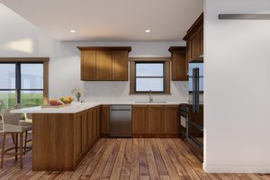 Interior - Kitchen 2 for Beach House Plan #923-414 - 3 bed, 2.5 bath