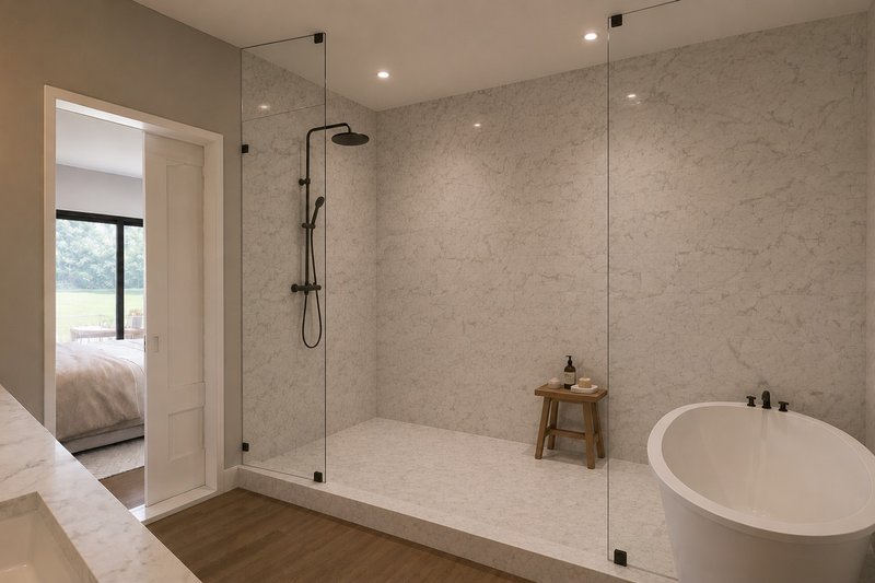 Home Plan - Interior - Master Bathroom for Modern House Plan #1064-498 - 3 bed, 2 bath