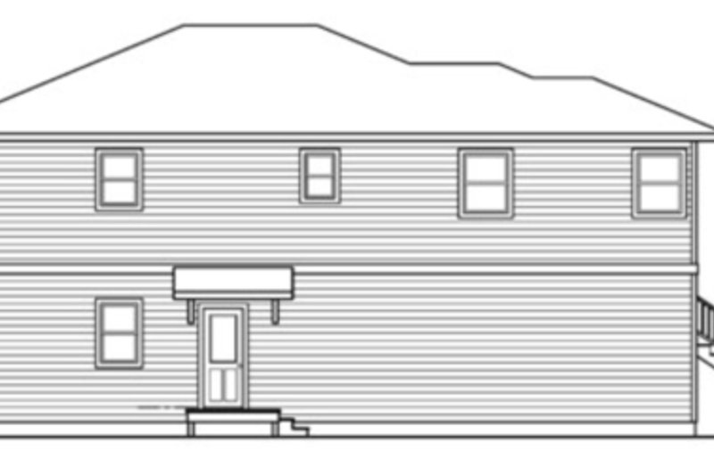 Home Plan - Exterior - Other Elevation 1 for Contemporary House Plan #124-757 - 2 bed, 2.5 bath