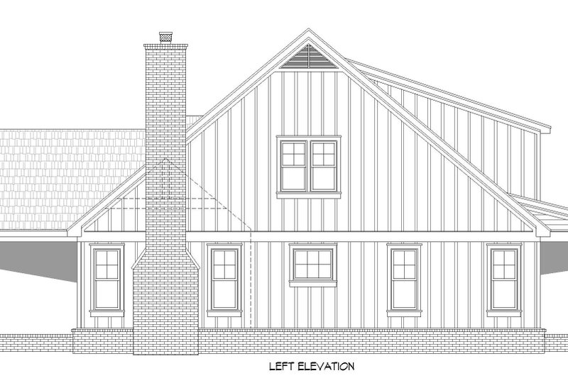 House Plan Design - Exterior - Other Elevation for Farmhouse House Plan #932-709 - 4 bed, 3 bath